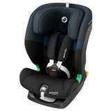 Black Maxi-Cosi child car seat on a white background.
