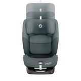 Gray car seat with Maxi-Cosi logo on a white background.