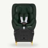 Green Maxi-Cosi car seat on a white background.