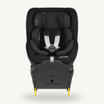 A black Maxi-Cosi Mica 360 Pro infant and toddler car seat designed for comfort and safety.