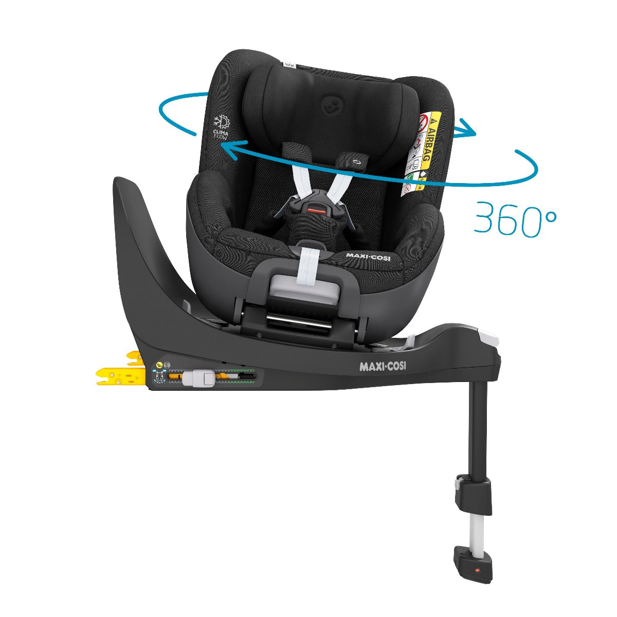 Baby car best sale seat isofix 360